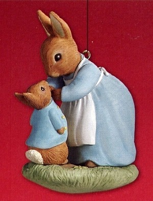 2002 Beatrix Potter Don't Get Into Mischief  Hallmark Keepsake Ornament QX2906