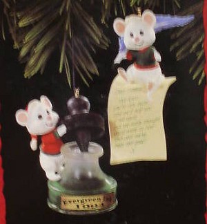 1994 Dear Santa Mouse  Hallmark Keepsake Ornament 895QX