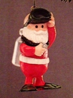 1989 Sea Santa Suba Diver Hallmark Keepsake Ornament QX4152
