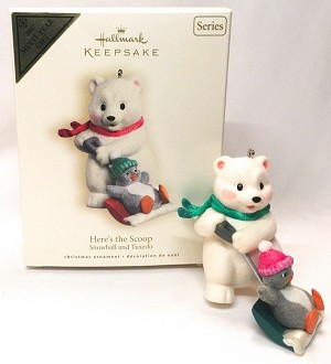 2007 Snowball and Tuxedo 7th - Here's the Scoop Hallmark Keepsake Ornament QX7139