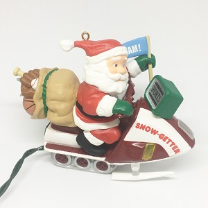 1993 Santa's Snow Getter *Magic Hallmark Keepsake Ornament QLX7352