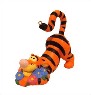 1998 Tigger in The Garden Spring/Easter Hallmark Ornament at Ornament Mall