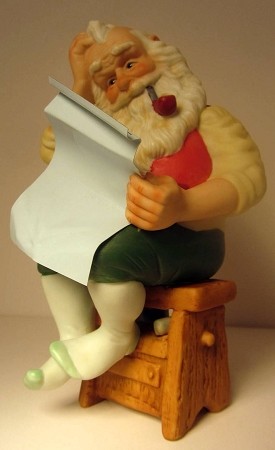 1987 The Toymaker Figurine 2nd Blueprint for Christmas Hallmark Keepsake Ornament QSP4337