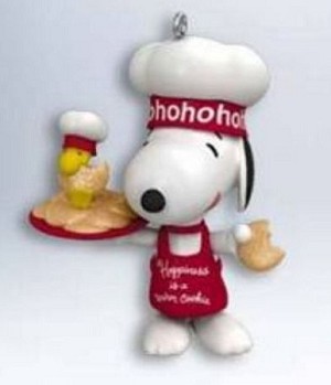 2011 Peanuts Snoopy Happiness Is a Warm Cookie Hallmark Keepsake Ornament QK5007